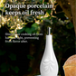 Frendorf | Tuscan Kitchen Porzellan Öl- und Essigspender-Set 16 oz mit Ölgießer