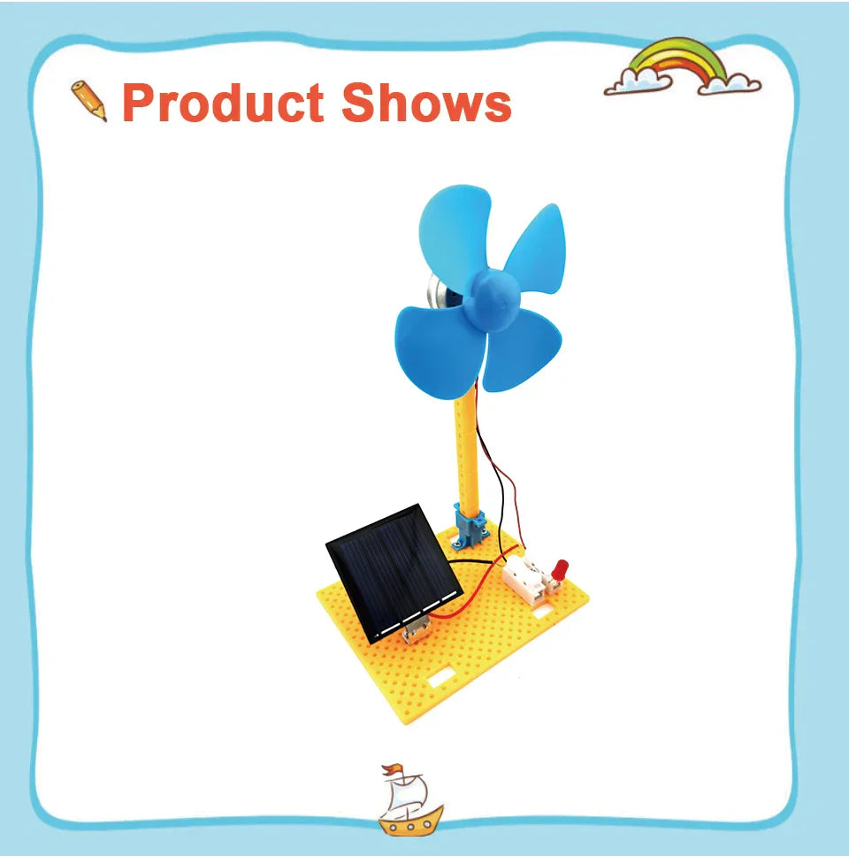 Frendorf | Bildungs-Set für Solar- und Windenergie – Informativ und Spaß beim DIY-Experiment