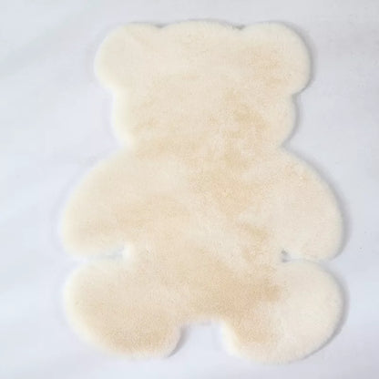 Frendorf | SnugglePaw Teppich in Bärenform | Flauschige Bärenmatte | Kinderzimmer-Deko | Verschiedene Größen