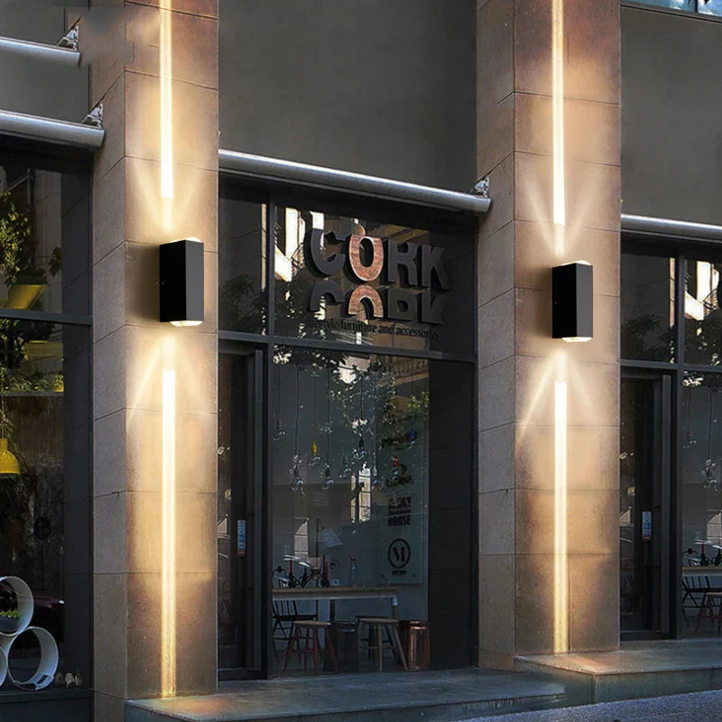 Frendorf | BeamGlow | LED-Wandleuchte | Modernes Design | Wetterfest & Energieeffizient