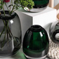 Frendorf | Schwarz Elegante Designer Zeitgenössische Mittelpunk Blume Elegante Glasvase