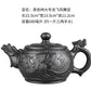 Große Kapazität Haushalt Handgemachte Lila Sand Teekanne Chinesische Teegeschirr Yixing Zisha Zhu Ton Ball Filter Blase Teekanne Mond Topf