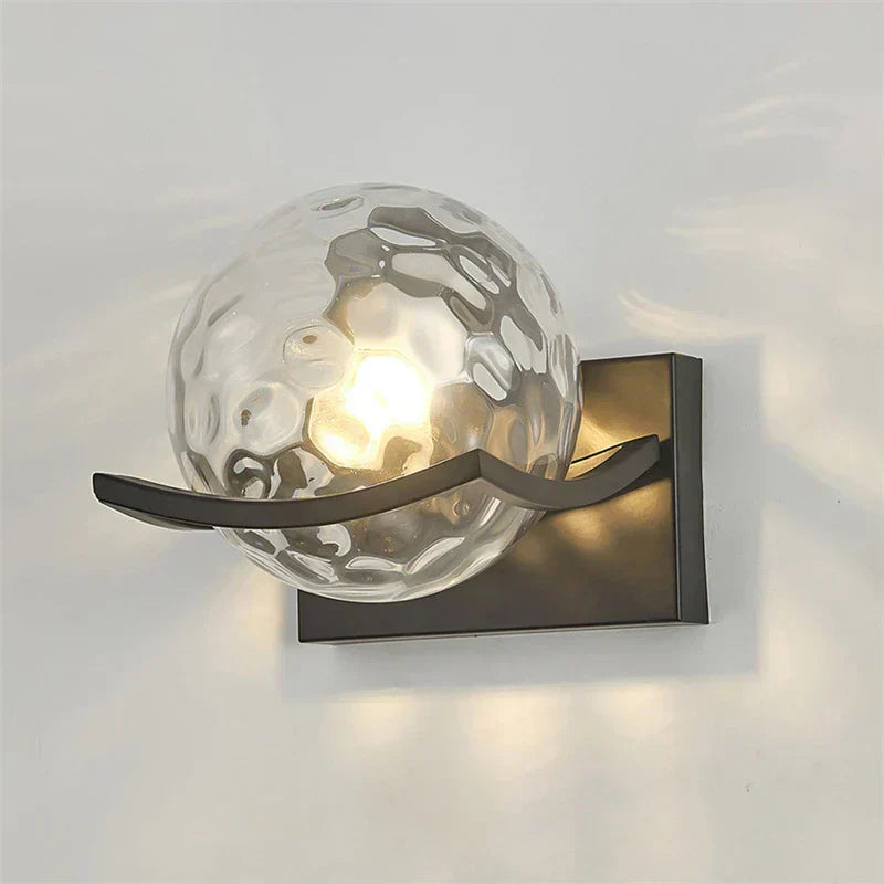 Frendorf | LumiGlide Moderne LED-Wandleuchte Glas | Elegantes Design | Warmweißes Licht | Perfekt für Innenräume