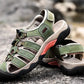 Sommer Herren Outdoor Sandalen Strand Schuhe Echtes Leder Trekking Wandern