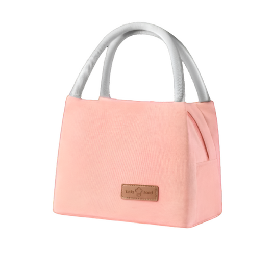 Frendorf | Bento Pink Tasche groß verstärkt Studenten Mittagstasche Oxford Stoff ein Schulter Outdoor Picknick Wärmedämmung Tasche