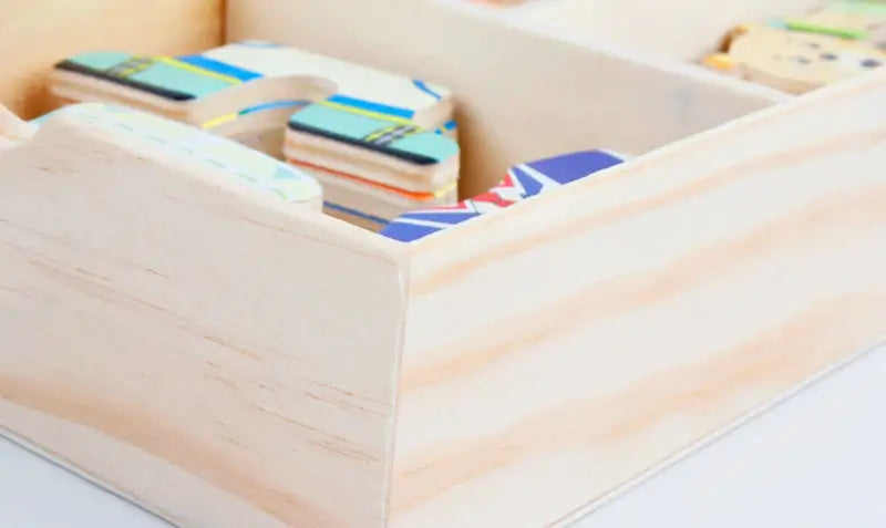 Frendorf | Bildungs-Tierpuzzle-Set – Für kreatives und lehrreiches Ankleiden