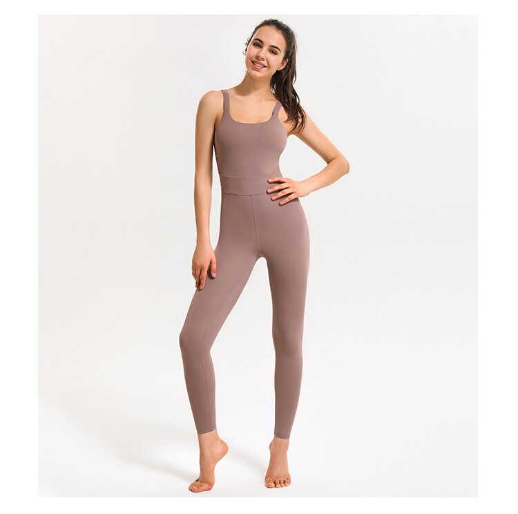 Frendorf | Yoga Fitness Jumpsuits Damen Schweißableitende Training Tänzer Einteiler Bodysuits