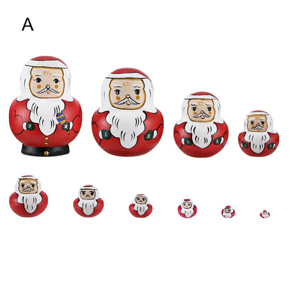 10 Stück/Set Holz Russische Matroschka Puppen