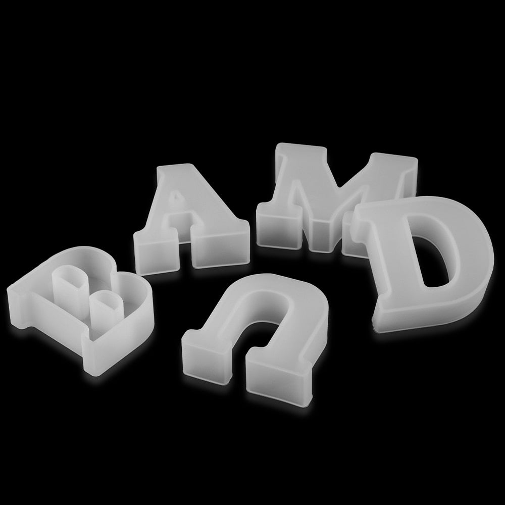 Frendorf | 3D Silikonform zum Gießen von Schokoladenbuchstaben – BackSpaß (1+1 Gratis)