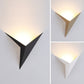 Royaleva Trigon Wandlampe - Moderne LED Dreieckige Wandlampe, Schwarz/Weiß/Gold, Warm/Kühl Weiß