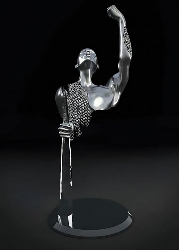 Metallfigur Statues Stile Abstraktes Leinwandgemälde Paare Wandkunst Liebes-Skulptur Poster Druck Wohnkultur Wohnzimmer Geschenke