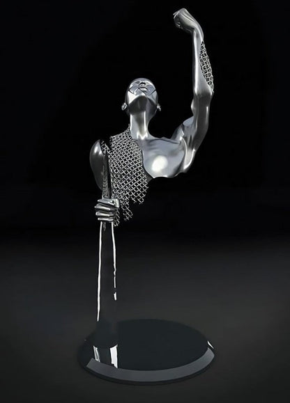 Metallfigur Statues Stile Abstraktes Leinwandgemälde Paare Wandkunst Liebes-Skulptur Poster Druck Wohnkultur Wohnzimmer Geschenke