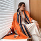 Herbstdekoration Cashmere Luxus Schals