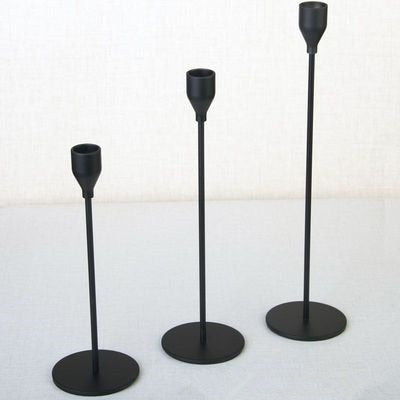3er Set Metall Kerzenständer