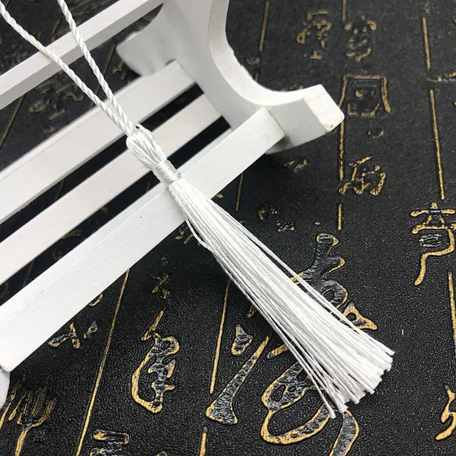 35 Stück Farbgemisch Lesezeichen Quasten - 13 cm Mini Quasten mit Schlaufen für DIY Bastel- und Schmuckherstellungszubehör