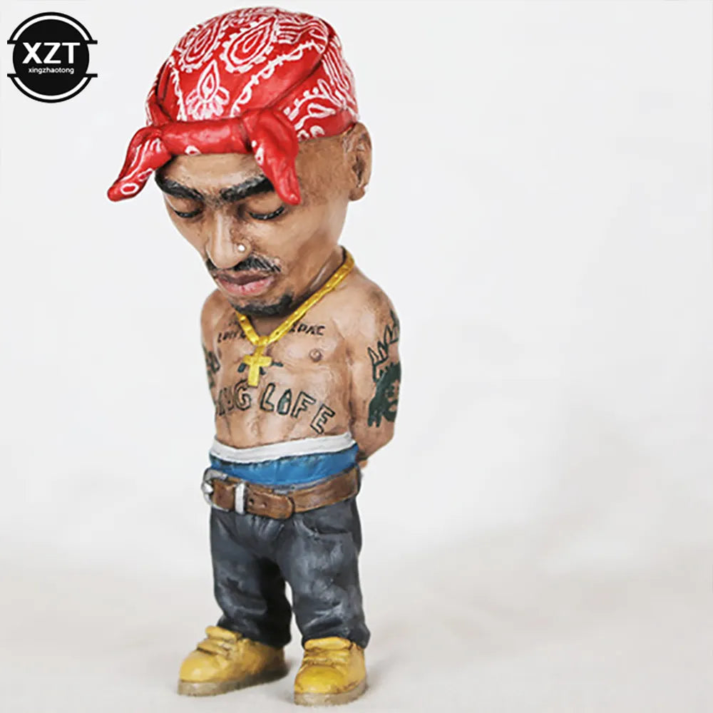 1 Pc Hip Hop Legend Gedenkharz Ornament - Erinnerungsstatue Handwerk für Wohn- und Gartendekoration