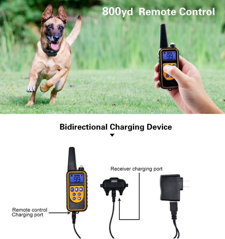 Lange Shot Elektrischer Hundetraining Wasserdicht Kragen