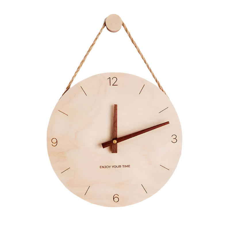 Frendorf | WoodHush Minimalistische Wanduhr