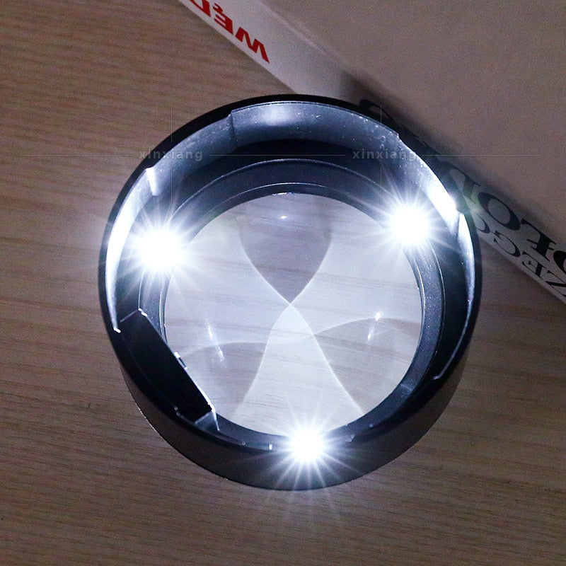 LED Leseglas Lupe