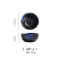 Frendorf | 3.6 Zoll schwarz blau japanische Schüssel