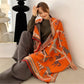 Herbstdekoration Cashmere Luxus Schals