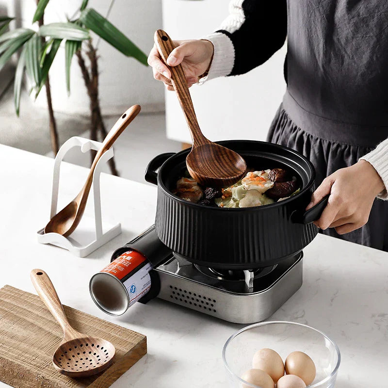 TeakChef 7-teiliges Küchengeräteset – Premium Teak Küchenwerkzeuge für Stil &amp; Funktionalität