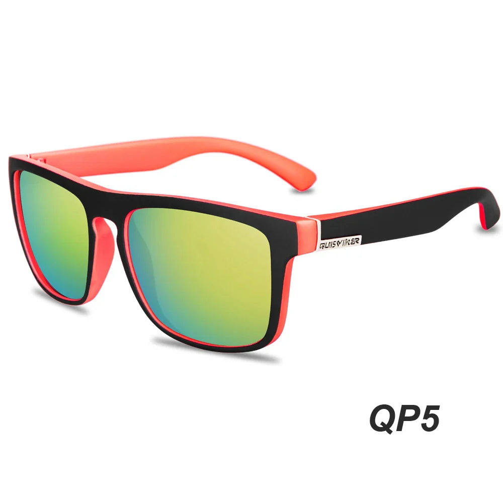 QUISVIKER Polarisierte Sport-Sonnenbrille für Männer und Frauen – Ideal zum Angeln, Camping, Wandern und Autofahren – UV-Schutzbrille