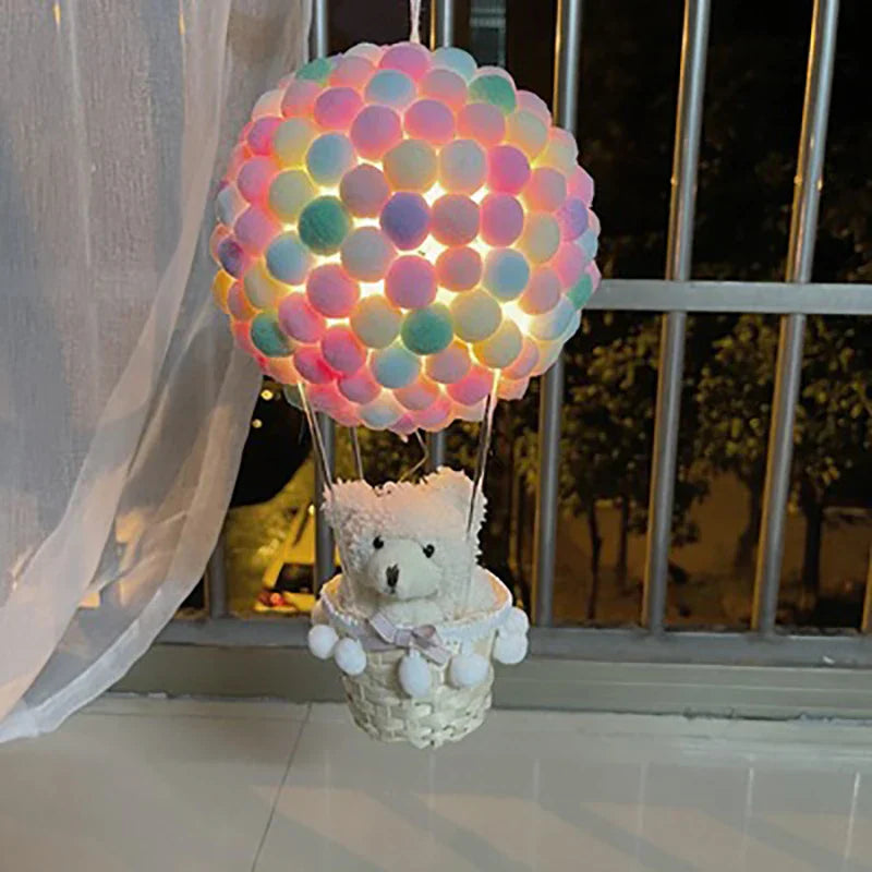 DIY Heißluftballon-förmige fliegende Tiere Nachtlampe