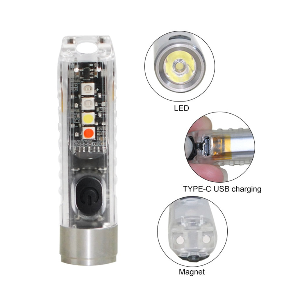 Mini-LED-Schlüsselanhänger-Taschenlampe