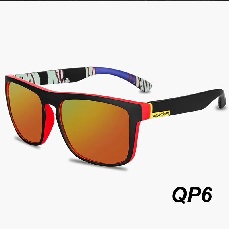 QUISVIKER Polarisierte Sport-Sonnenbrille für Männer und Frauen – Ideal zum Angeln, Camping, Wandern und Autofahren – UV-Schutzbrille