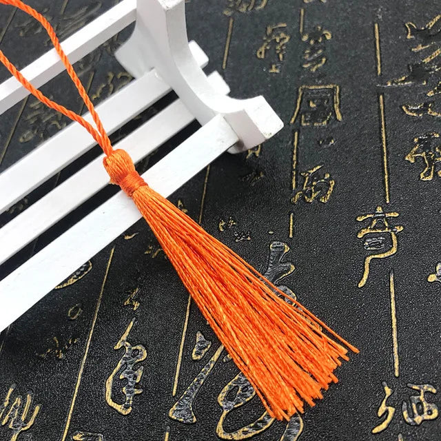 35 Stück Farbgemisch Lesezeichen Quasten - 13 cm Mini Quasten mit Schlaufen für DIY Bastel- und Schmuckherstellungszubehör