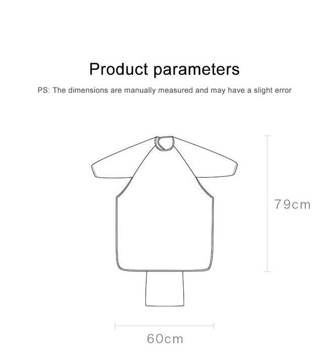Frendorf | Baby Lätzchen mit Ärmeln – Wasserdichtes Kinderessen Lätzchen