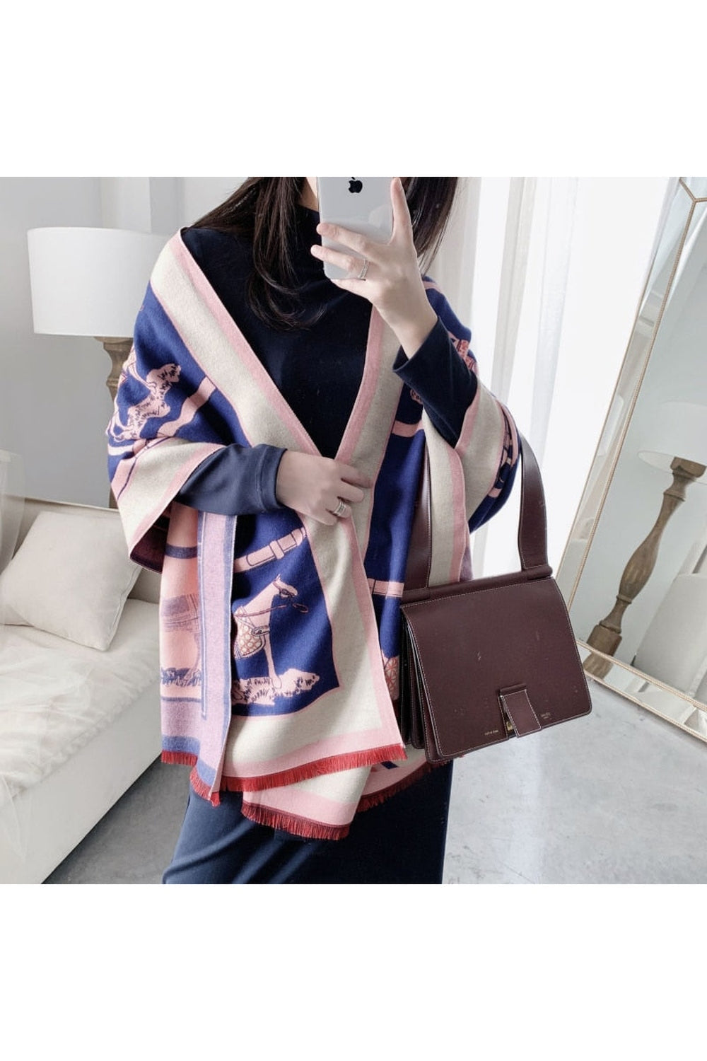 Herbstdekoration Cashmere Luxus Schals