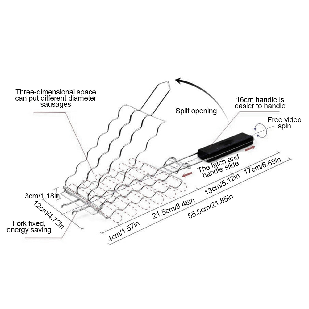 Wurst Grillen Barbecue Rack