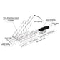 Frendorf | GrillMaster Wursthalter Barbecue Rack | Perfektes Grillerlebnis | Stabil & Vielseitig | Für Grill- und BBQ-Fans