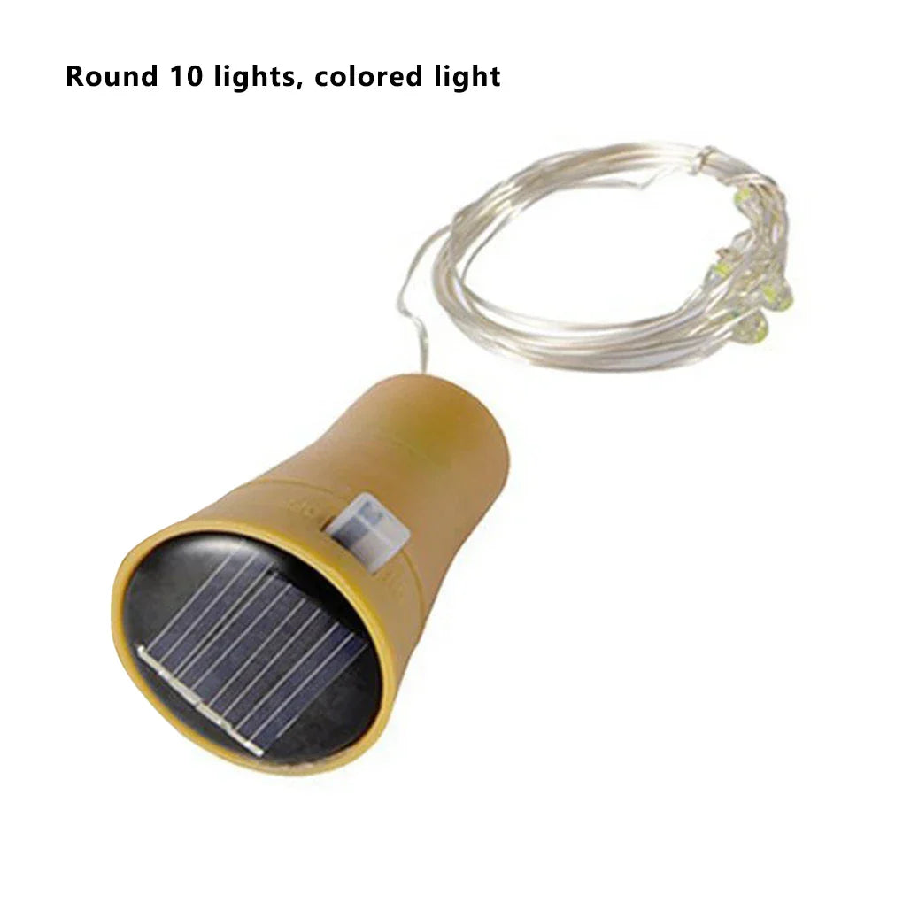 Frendorf | Solarbetriebene Flaschenverschluss-Lichterkette