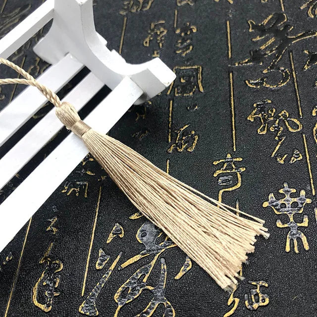 35 Stück Farbgemisch Lesezeichen Quasten - 13 cm Mini Quasten mit Schlaufen für DIY Bastel- und Schmuckherstellungszubehör