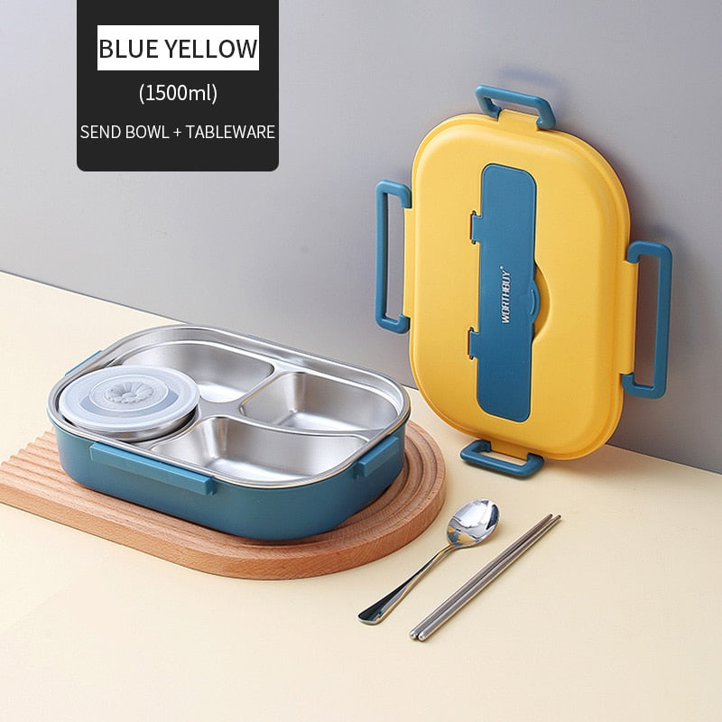 Edelstahl Mehrfachfach Kinder Lunchbox