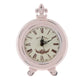 Vintage Holzstil Tischuhr mit Alarm