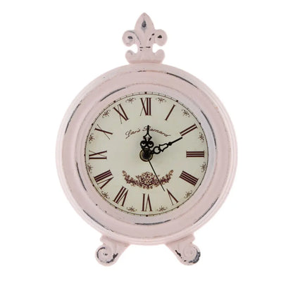 Vintage Holzstil Tischuhr mit Alarm