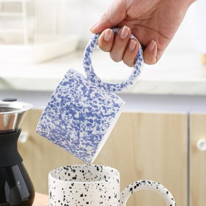 RUNDE HANDGRIFFTASSE - BLAU INK