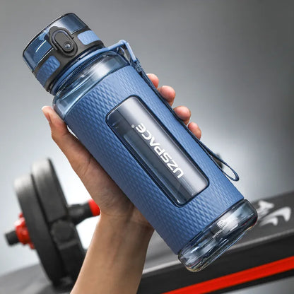 UZSPACE Sport-Wasserflaschen, BPA-frei, tragbar, sturzsicher, auslaufsicher, großes Fassungsvermögen, Fitness-Wasserkocher, Tritan-Kunststoff-Trinkflasche