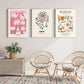 Frendorf | Abstrakte Blumen Wand Leinwand Kunst