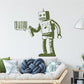 Graffiti Roboter Wandaufkleber