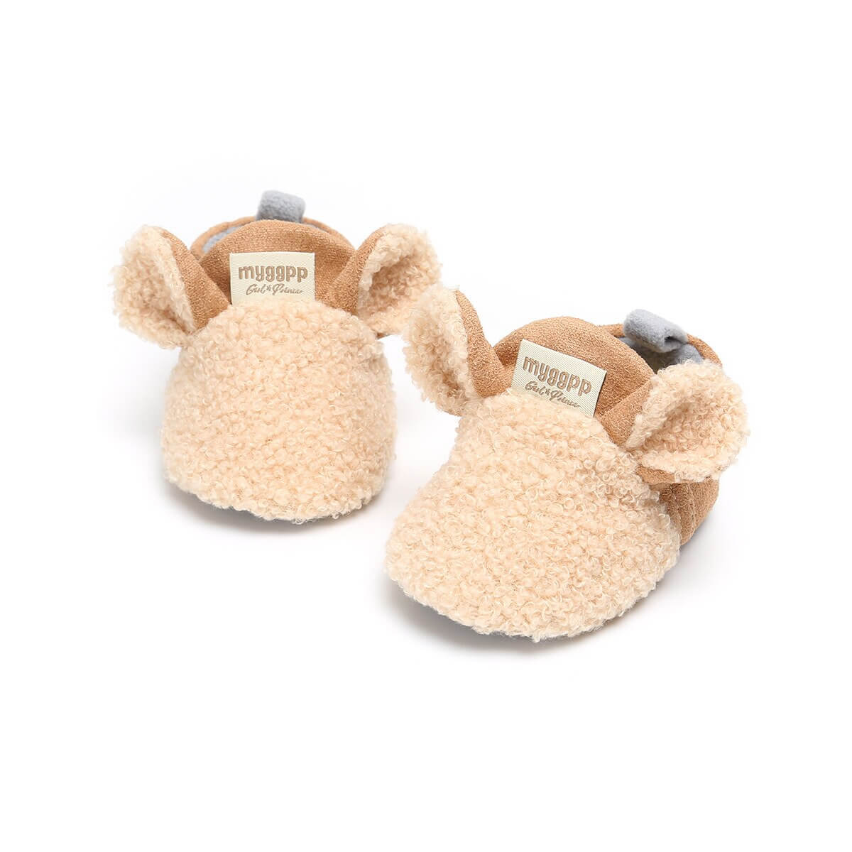 Frendorf | Weiche rutschfeste Lauflernschuhe für Babys mit Lamm-Motiv – Schrittchenwarm