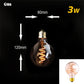 Dimmable Vintage LED-Birne (3W, E27-Basis) - Goldspiral-Glühfaden für Kronleuchter & dekorative Beleuchtung