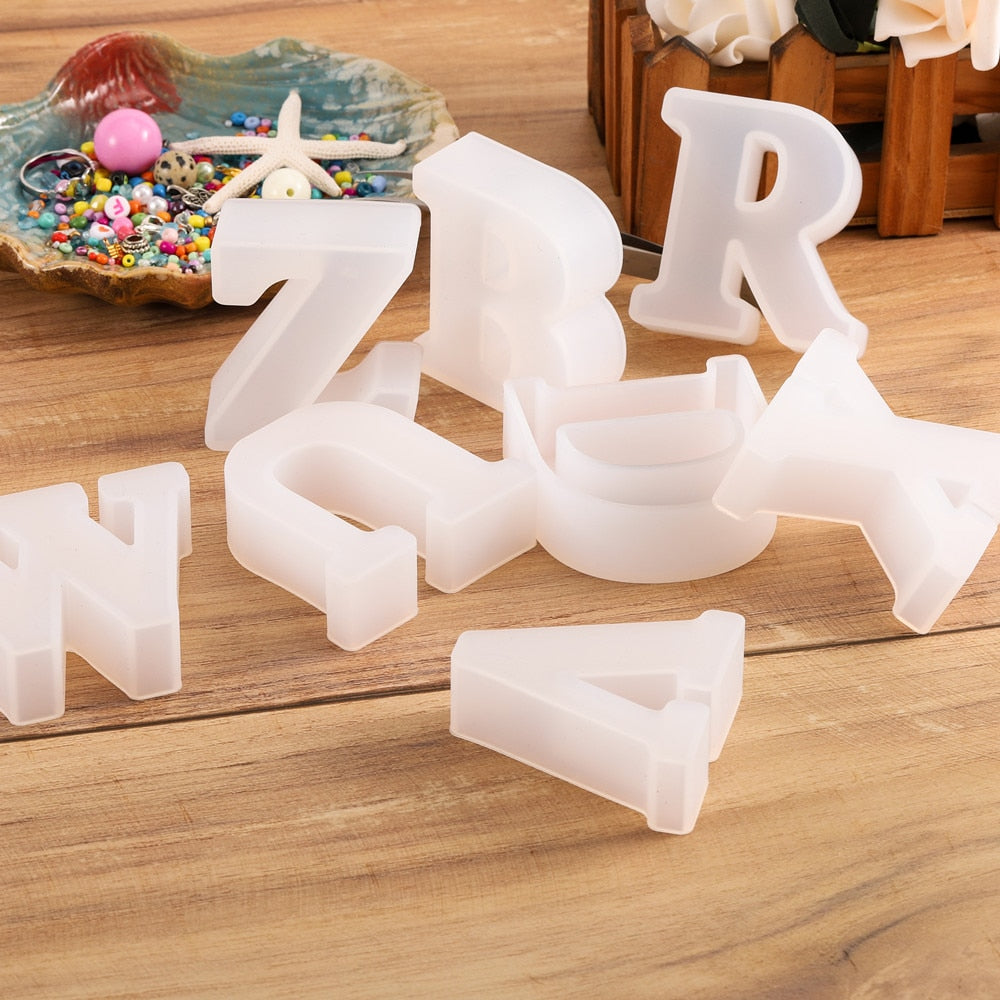 Frendorf | 3D Silikonform zum Gießen von Schokoladenbuchstaben – BackSpaß (1+1 Gratis)