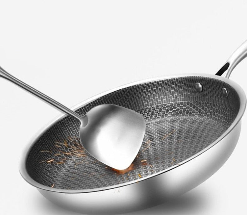 Frendorf | KitchenPro | Antihaft Edelstahl Bratpfanne