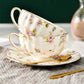 Elegante Bone China Porzellan Kaffeetasse - Luxuriöses und einzigartiges Design