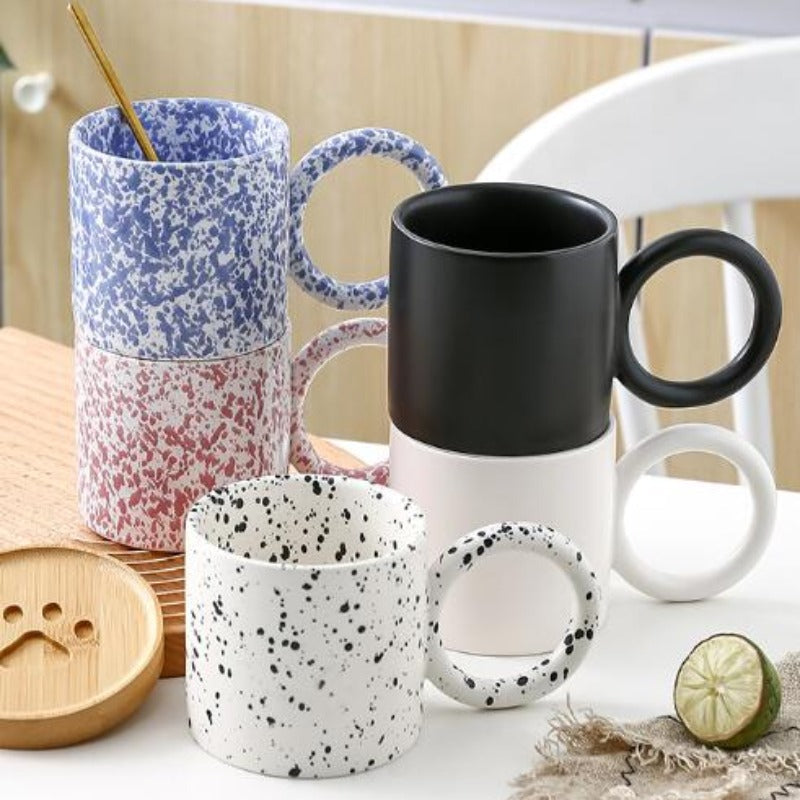 RUNDE HANDGRIFFTASSE - BLAU INK